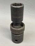 Snap On Ipl18b 1/2" Drive 6 Point Sae 9/16 Swivel Impact Socket Usa. Fixed Price $18.99.
