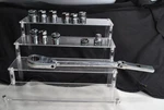 Mac Tools Usa Vrf 12pc Pass-thru Flex End Ratchet Socket Set Sae Metric. Fixed Price $125.00.