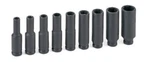 Grey Pneumatic 9709dg 1/4" Drive 9 Piece Deep Magnetic Impact Socket Set. Fixed Price $106.16.