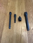 Craftsman - 2 Impact 3/8 Drive Extensions Plus Extras Adapter & Extension. Fixed Price $30.00.