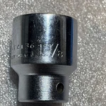 Wright Vintage 1-1/8" 12 Point Shallow Chrome Socket 1/2" Drive 4136 Usa- 1969. Fixed Price $15.99.
