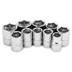 Performance Tool 3/8-inch Socket Set - Metric Shallow / 10 Piece W38202. Fixed Price $24.13.