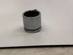 Mustang Mb1224, 3/4in. 3/8 Drive 12pt Sae Socket, Usa - Black. Fixed Price $2.50.