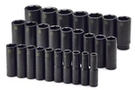 Sk Tools 26-piece 1/2-inch Drive 6 Point Deep Metric Impact Socket Set (4047). Fixed Price $424.08.