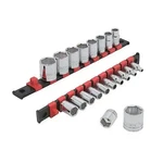 Diehard 20-piece 1/4" And 3/8" Drive Anti-slip Socket Set, Sae, - Dhp55314. Fixed Price $14.00.