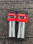 Craftsman: 3/8" 6-point Drive Sockets 13/16" Sae Cmmt43338 & 7/8" Cmmt43339. Fixed Price $20.92.