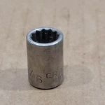 Vintage Craftsman 12pt 3/8" Drive 7/16" Socket G 44332 Usa. Fixed Price $3.68.