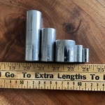 Vintage Challenger Lot Of 5 Sockets Made In The Usa. Fixed Price $11.24.