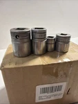 4 Snap On Sockets F-19m, F-12m, Sw-221,sw-260. Fixed Price $23.99.