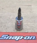Snap On Fpd22e - 3/8" Drive #2 Pozidrive Standard Bit Socket Driver Nice. Fixed Price $16.95.