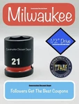 Milwaukee 49-66-6253 21mm Shockwave Impact Duty 1/2" Drive Shallow 21 Mm. Fixed Price $13.79.