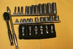 Snap-on Tools 3/8" Drive Deep/ Shallow / Universal Socket Ratchet Bar Set 30pcs. Fixed Price $580.00.