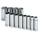 Sk Tools 4822 Deep Fractional Socket Set, 1/2" Drive, 6 Point, Chrome, 12 Pieces. Fixed Price $221.66.