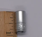 Vintage Craftsman 1/4" Dr 8m/m 6 Point Shallow Socket W Line Vv 43504 Usa Nos. Fixed Price $11.24.