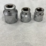 Vintage Set 3 New Britain Sockets 12 Point 3/4 Drive 1 7/8 , 7/16 3/16. Fixed Price $39.99.