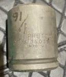 Proto 15039, 2-7/16" Deep Impact Socket, 1-1/2" Drive, 6 Point. Fixed Price $84.99.
