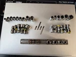 Snap On 30 Pc Metric Sae 1/4" 6 12 Pt Universal / Swivel Socket Set Lot. Fixed Price $285.00.