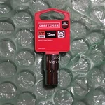 Craftsman 13mm 12 Pt 1/2" Drive Shallow Socket Cmmt44234. Fixed Price $12.99.