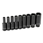 Grey Pneumatic 9709dg 1/4" Drive 9 Pc. Deep Magnetic Impact Socket Set. Fixed Price $106.15.