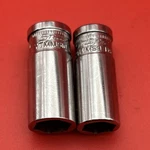 Snap On 1/4" Drive 6pt Flank Xtra Semi-deep Socket 9mm & 10mm. Fixed Price $47.99.