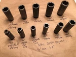 Mac Usa Deep Impact Sockets Sae 1/2" Drive-6pt You Pick And Mix! Free Shipping. Fixed Price $20.34.
