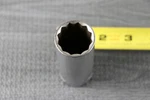 Vintage Craftsman 1'' Sae Deep 12 Point 1/2'' Dr. Socket -vv- 47531 Usa. Fixed Price $20.00.