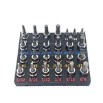 Craftsman 25 Pc Hex Bit Socket Set Metric Inch Sae Torx With Organizers. Fixed Price $48.88.