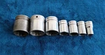 Vintage Snap-on Tools 1/2 Drive Shallow 12 Pt Socket Set Of 7 1/2''-1 1/4''.. Fixed Price $40.00.