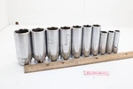 Mac Tools Xd Series 3/8"-15/16" 3/8" Drive 10 Piece 6 Point Deep Socket Set Usa. Fixed Price $110.99.