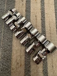 Snap-on 7pc Fvu Swivel Universal Socket Set 3/8 Drive Sae 12pt Usa. Fixed Price $80.00.