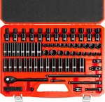 Zhax 85-piece 3/8" Drive Impact Socket Set, Sae (5/16"-3/4") & Metric (8-22mm). Fixed Price $120.00.