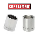 New-craftsman Sockets, 1/4, 3/8 & 1/2" Dr. Shallow/6 &12 Pt- Buy 2 Get 1 Free. Fixed Price $12.95.