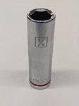 Kobalt 1/4" Drive 6 Point Sae Deep Sockets Red Color Band - Pick Your Size. Fixed Price $3.63.