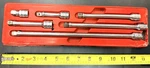 Snap On 6-piece 3/8" Drive Wobble Extension Set 1, 3, 4, 6, 8, 11" Usa. Fixed Price $150.00.