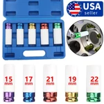 Lug Nut Socket Impact Set Thin Wall Wheel Protector 1/2" 5pcs. Fixed Price $23.59.