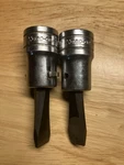Snap On Tool Sw32a & Sw28a Flat Blade 1/2 Drive Good Fair Condition. Fixed Price $14.99.