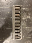 Snap On 1/2 Impact Socket Set 9 Piece Metric. Fixed Price $130.00.