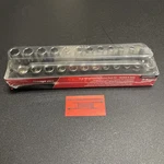 Snap-on 224sffsmfdt 24 Metric Essential Socket Foam Set Shallow & Deep 8-19mm. Fixed Price $500.00.