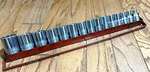 Snap On Tools Usa 1/2" Shallow Sae 3/8"- 1-1/8" Socket Set Lot 12-pt Red Tray. Fixed Price $325.00.