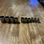 Snap- On 3/8 Drive 6pt Shallow Sae Socket Set Fs Series. Fixed Price $60.00.