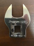 Snap On Tools Fc22b 11/16" Crowfoot Wrench 3/8" Drive. Fixed Price $24.99.