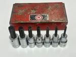 Wright Tool Usa 305 7pc 3/8" Drive Hex Allen Bit Socket Set, Sae 1/8" -. Fixed Price $68.99.