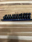 Expert By Mac Tools E041645 12pc 1/4 Drive Swivel Impact Set, Metric 5mm-15mm. Fixed Price $170.00.