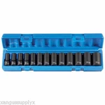 Grey Pneumatic 3/8" Drive Semi Deep 12 Point Metric Mm Impact Socket Set. Fixed Price $69.28.