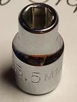 Proto Professional 4705.5m Socket Metric 5.5mm 6 Point 1/4" Drive Chrome Usa. Fixed Price $7.11.