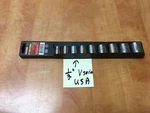 Vintage Craftsman 3/8" Drive 6pt Sae 9pc Socket Set 34537 Usa W/tray. Fixed Price $24.99.