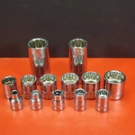 Sk Tools S-k 3/8" Drive 12 Pt Deep & Shallow Well Sae Lot Of 13 Sockets Usa. Fixed Price $89.98.