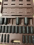 Matco Tools Adv Scdpm266v 1/2 Drive Metric 6 Point Deep Impact Socket Set. Fixed Price $150.00.