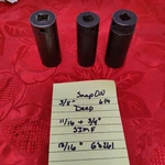 Snap On 3/8" Drive 3pc 3/4 11/16 Simf 240 220 + 13/16 Gs261 Deep Impact Socket. Fixed Price $49.98.
