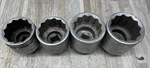 Lot Of 4 Williams X-1284 X1288 X-1280 X-1276 1" 12-point Deep Soucket. Fixed Price $119.99.